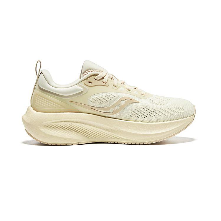 Saucony Surge 3 Versatile Comfortable Fabric Shock Absorbing Breathable Lightweight Low Top Casual Running Shoes Women sneaker Beige S18215-2