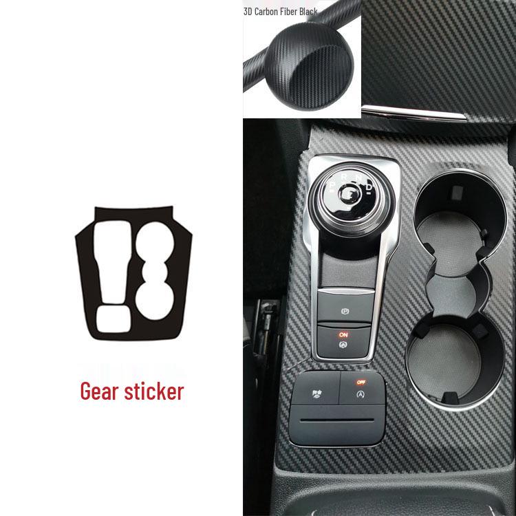 Carbon Fiber Door & Console Sticker for 20 Ford Escape Models