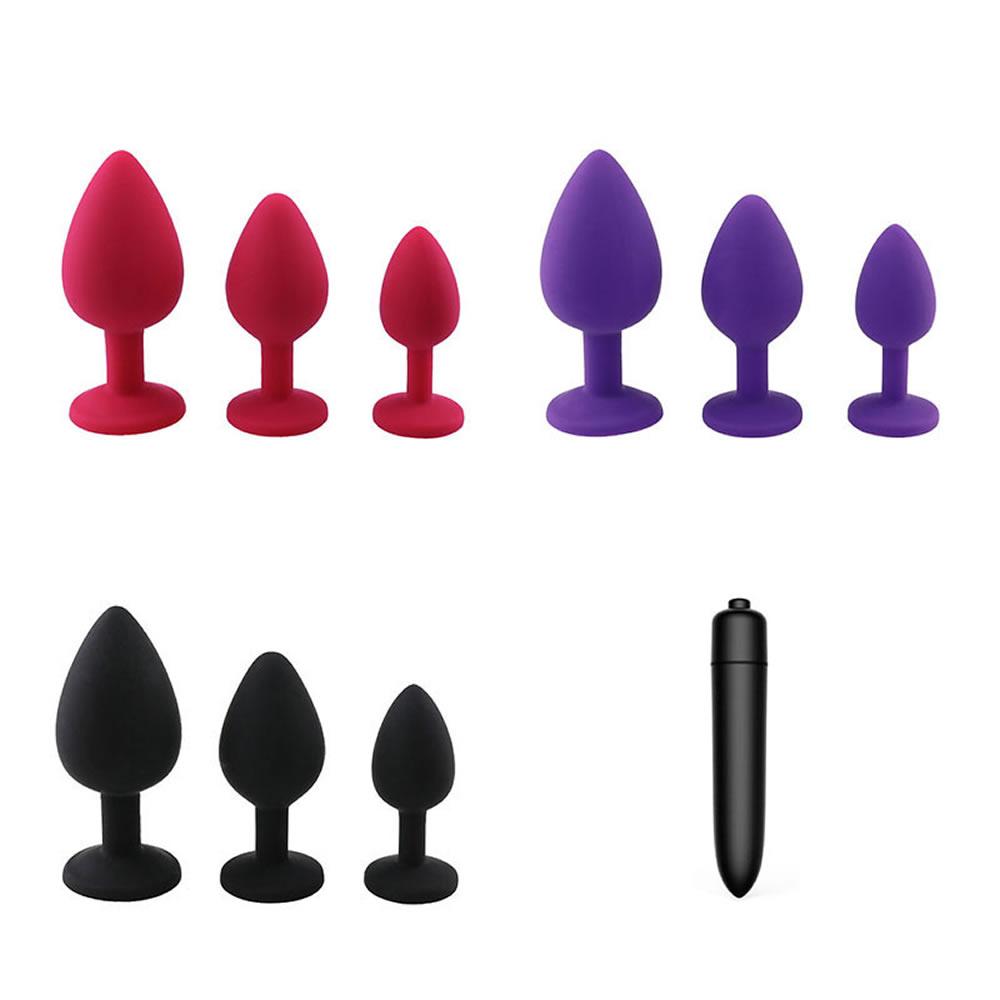Masážní přístroj prostaty Anální anální kolík Anus Rozšiřitelný Bdsm Bondage Sex Anální kolík Erotické doplňky Bullet Vibrator Sexuální hračky pro ženy
