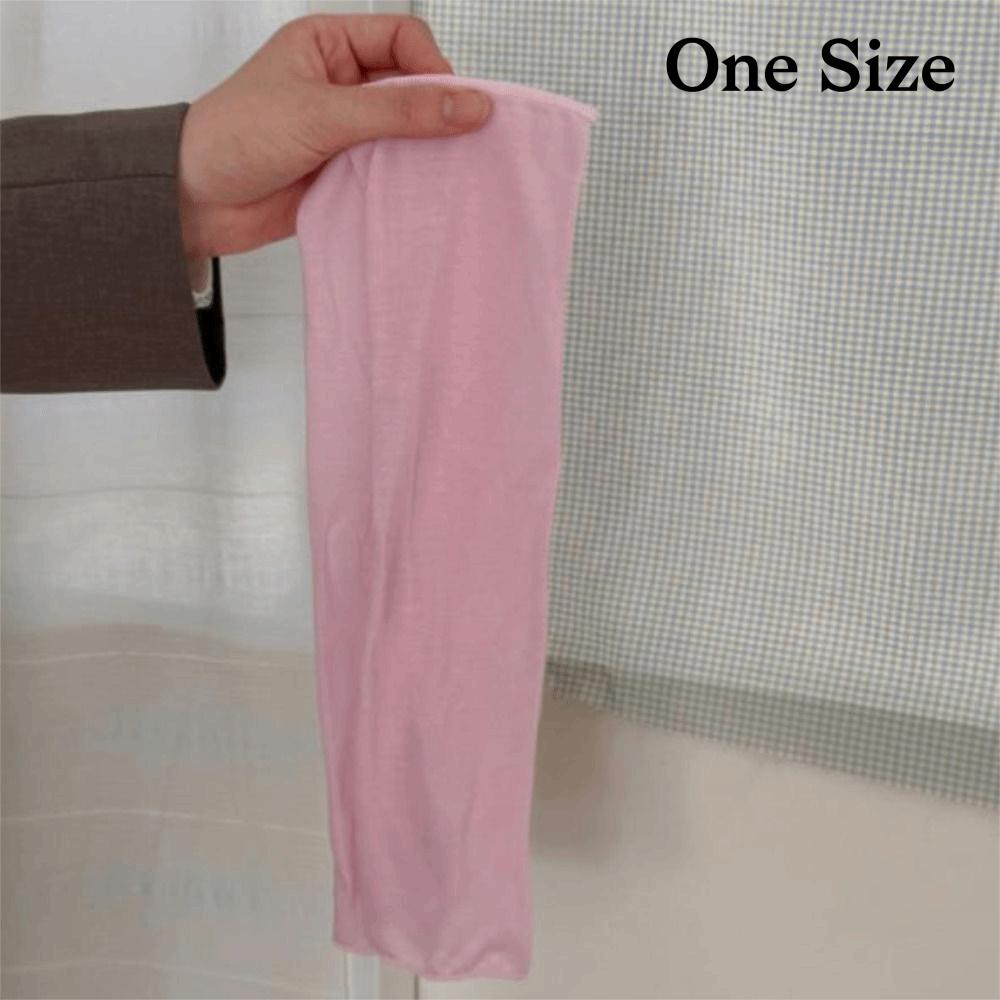 Breathable Lyocell Ice Silk Leg Warmers Sun Protection Stepping Calf Socks Leg Cover Women Summer