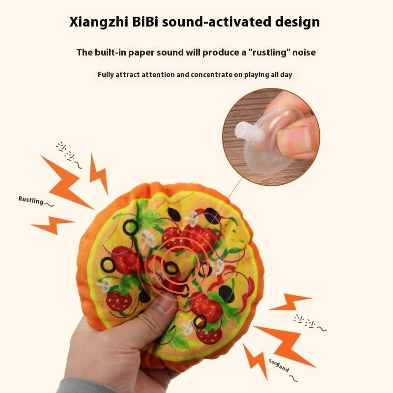 Interactive Dog Toy Set Inspired By Plush Snacks, with Wrinkle Paper That Is Soft and Durable, Filled with PP Cotton, Suitable for Indoor Play