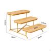 3 Tier Serving Platter Stand Set, Fruit Dessert Presentation Party Display Set Decorative