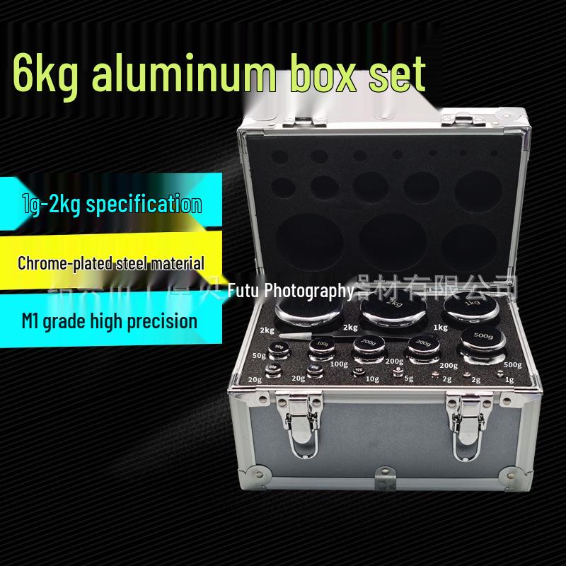 M1 Class Chrome-Plated Steel Calibration Weights - 100g to 10kg
