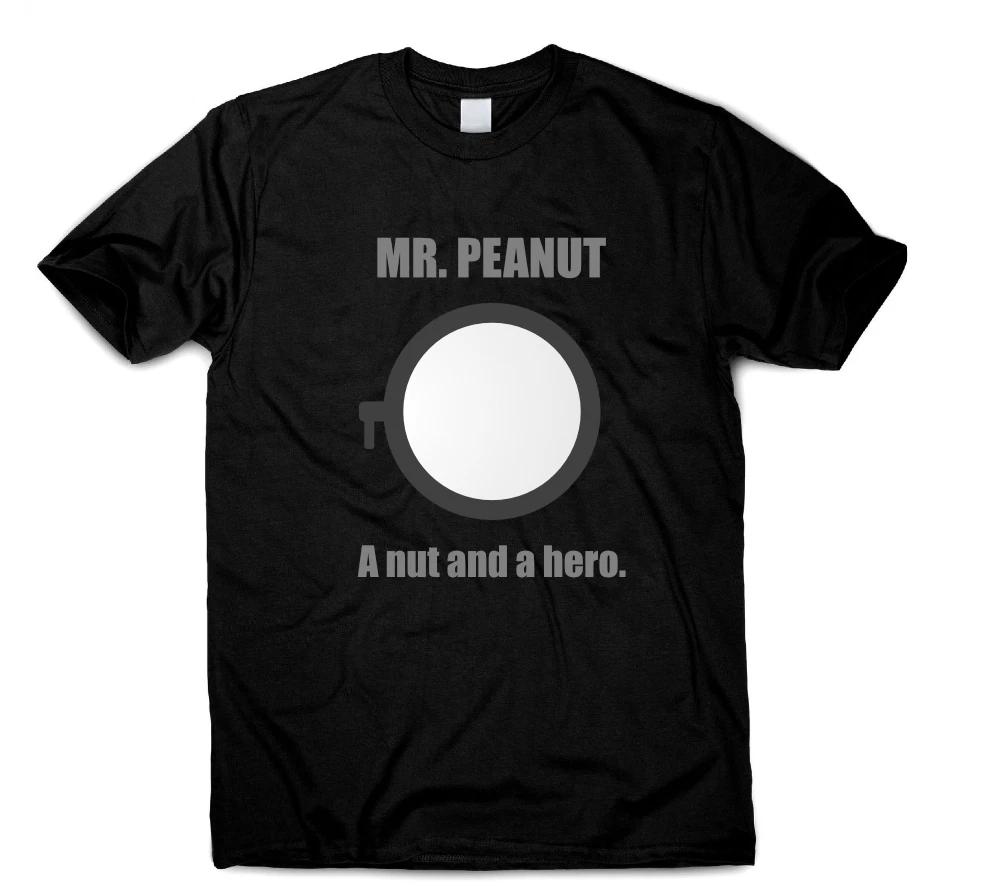 

Mr Peanut T-Shirt Vintage Women & Men Casual Gym Work Graphic Tee Birthday Gift L