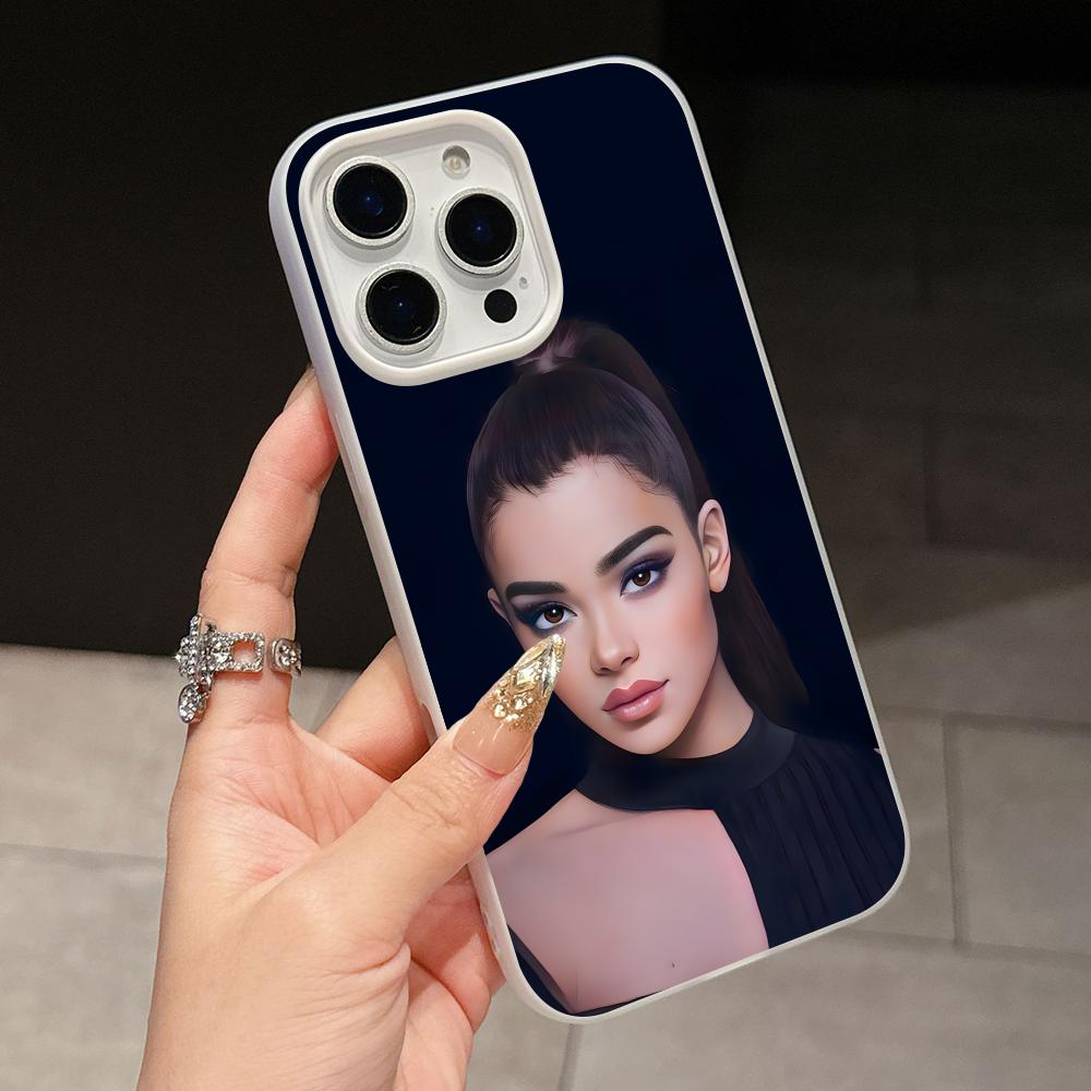 Hailee Steinfeld Jelly Double layer White Mobile Phone Case for iPhone 17 16 15 14 13 12 11 Air Pro Max Plus Protective