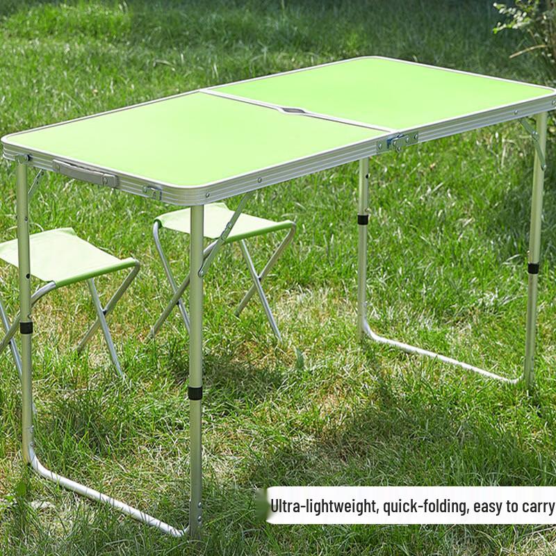 OIMG Portable Retractable Aluminum Outdoor Folding Table