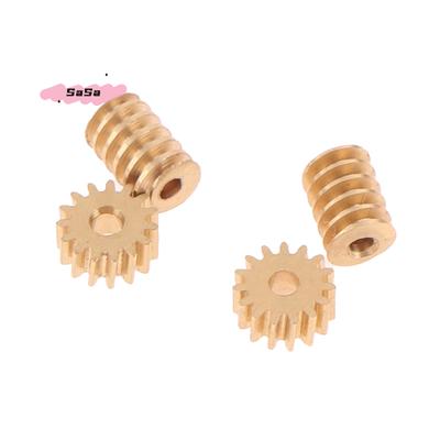 1/87 Modul 0,2 15Z Micro Messing Turbine Schneckenrad Bohrungsdurchmesser 0,8mm/1mm Reduktionsritzel Wellenverbinder für Modelleisenbahn