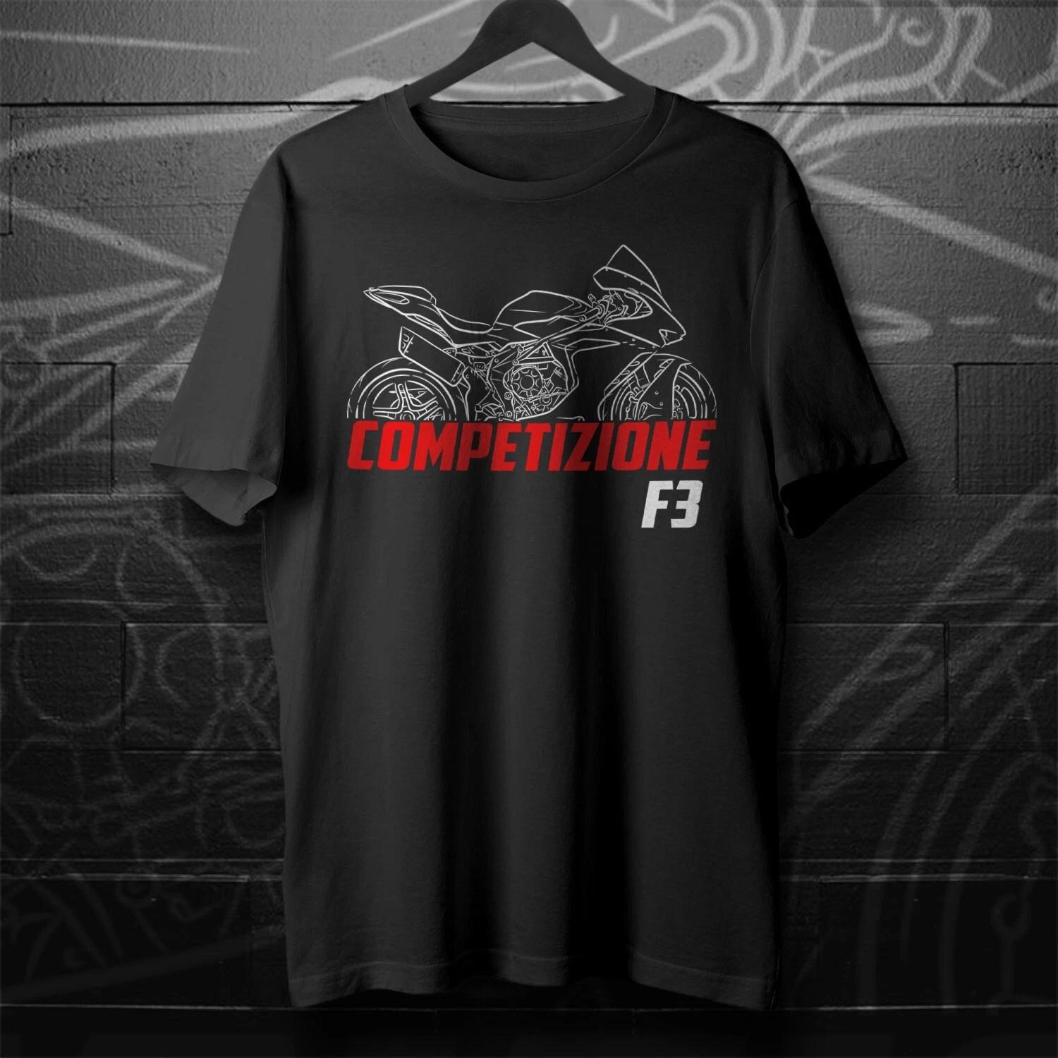 

For MV Agusta F3 Oro/Rosso/RR/XX/R 2012-2025 fans - Motorcycle T shirt S