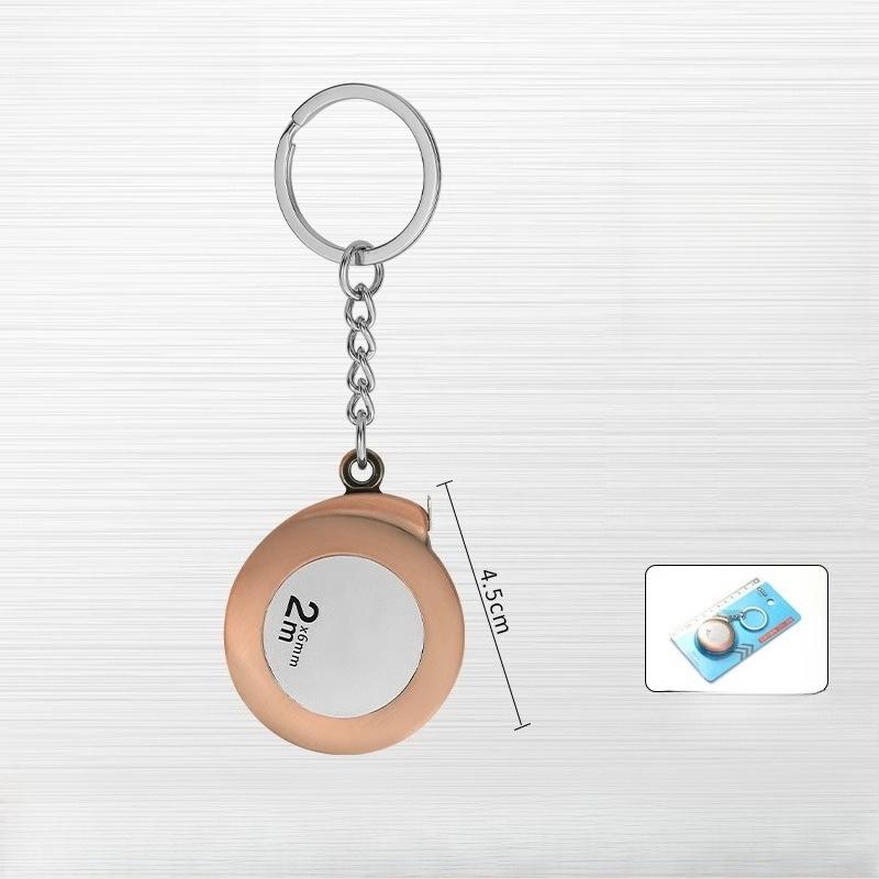 

Keychain, Portable Mini Tape Measure, Small Household 2-meter Soft Steel Tape Measure, Portable Steel Tape Measure 2M