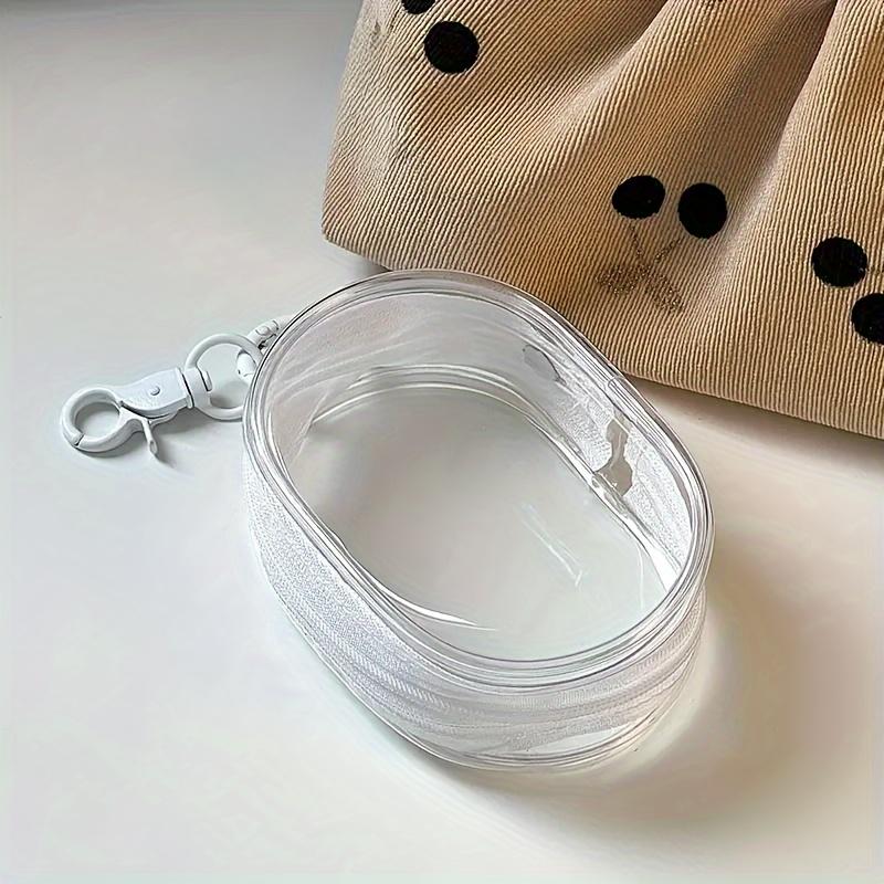 1pc Transparent Cable Organizer Box For Storing Data Cable Charger Mini And Portable For Carrying Out Charger, Earphones, Etc.