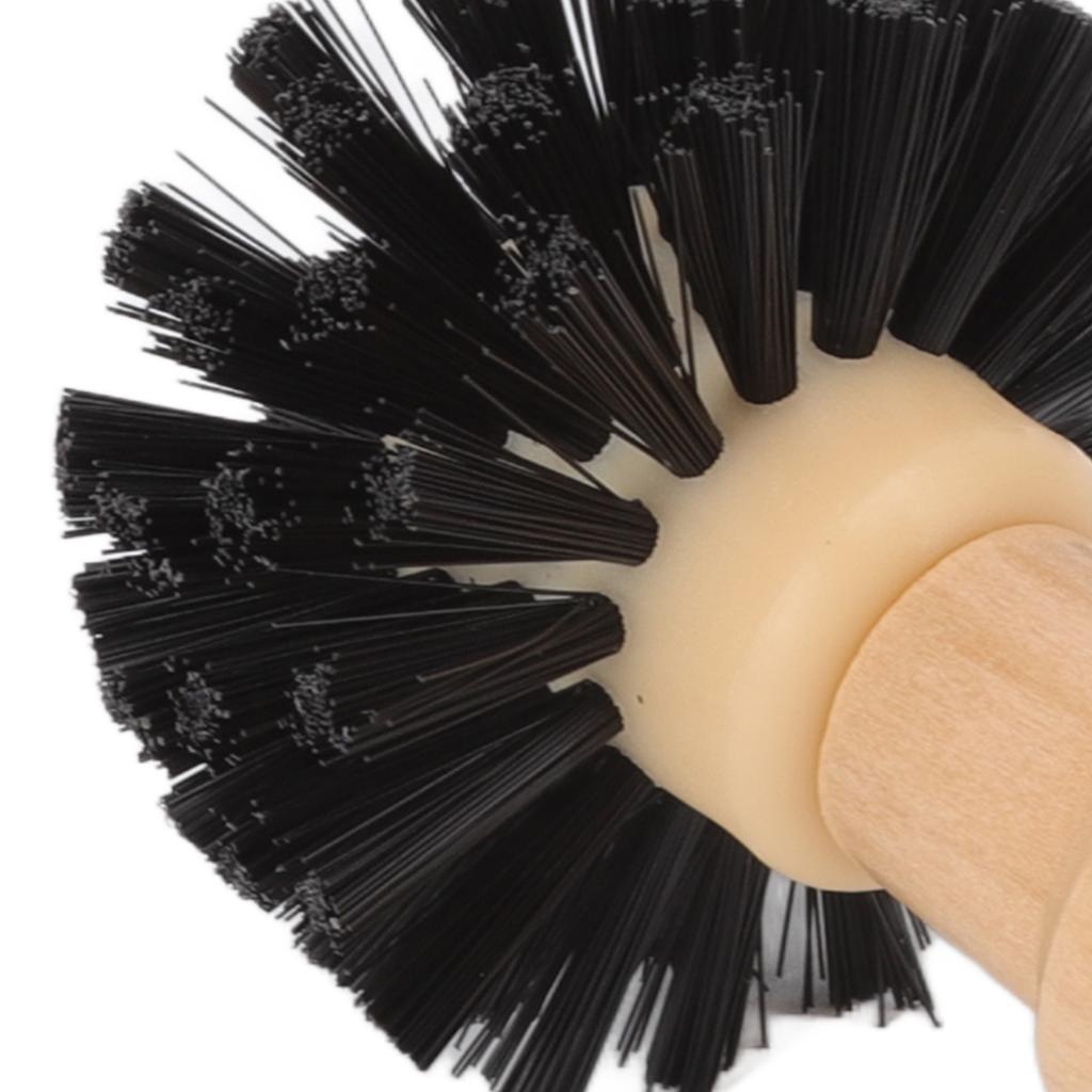 Portafilter Cleaning Brush Professional Portable Coffee Tamper Cleaning Brush with Wooden Handle for Kitchen Tool