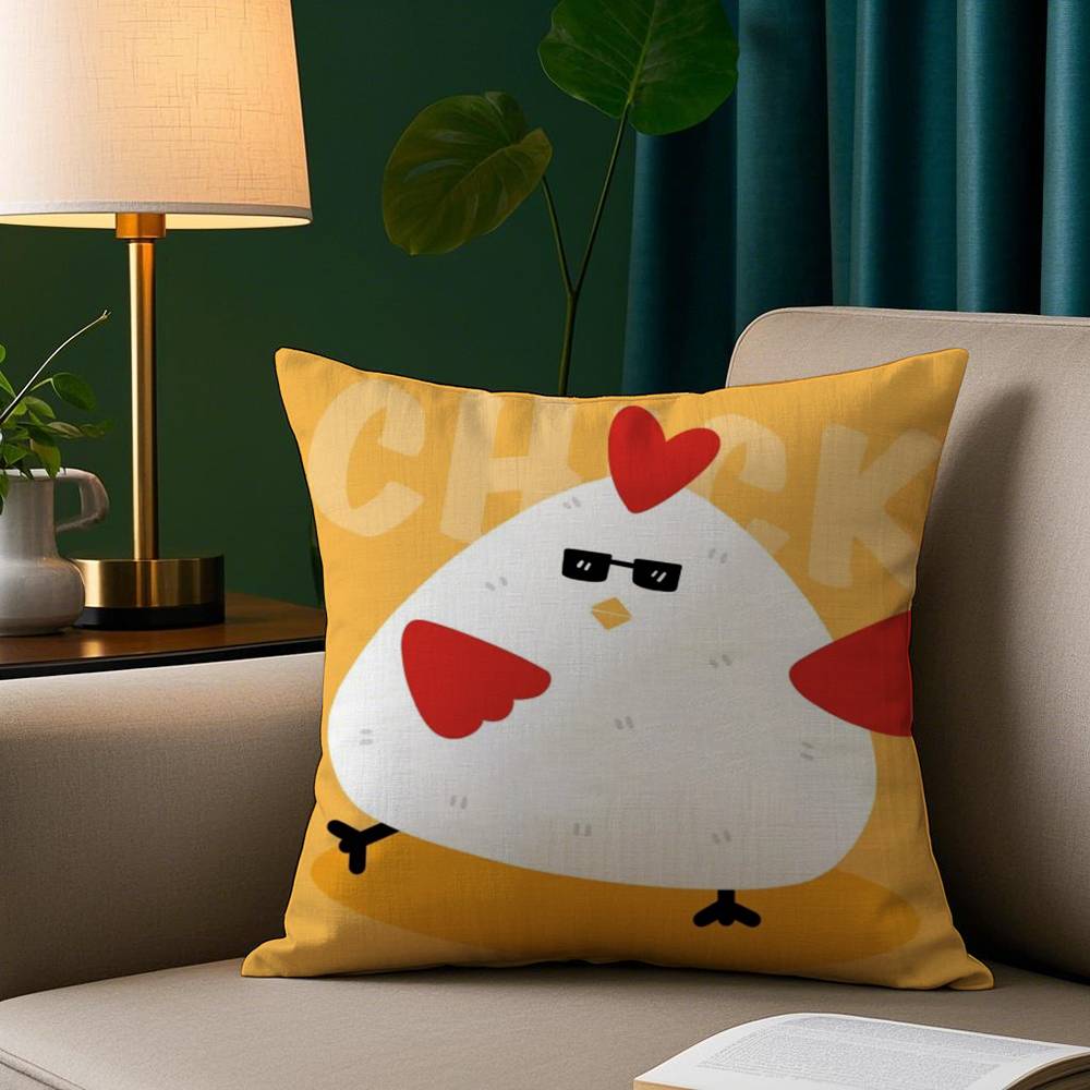 Kawaii Katze Tiere Kissenbezug Plüschstoff Weicher Kissenbezug Doppelseitiger Druck Sofakissenbezug Überwurf