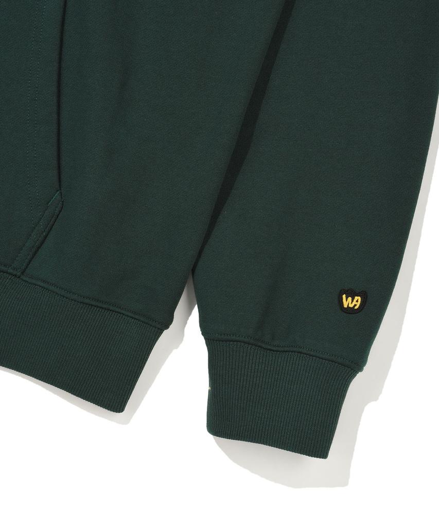 Double Wappen Hoodie Sweat Green