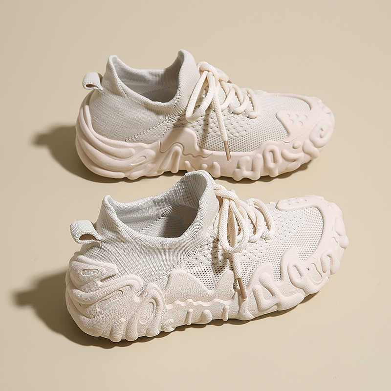Fashion Round Foot Big Sole Small Size Heel Shoes Woman 33 Oxford Platform Women Boots Height Woman Shoes Sneakers Sports Overseas