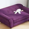 vidaXL Dog Sofa, Burgundy, 72 x 45 x 30 cm, Plush