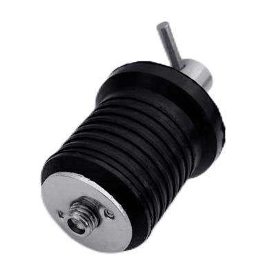 T-Handle Drain Plug, For 1 Inch or 1-1/4 Inch Diameter Drains, Locks In Place, Brass Handle, Rubber Plug