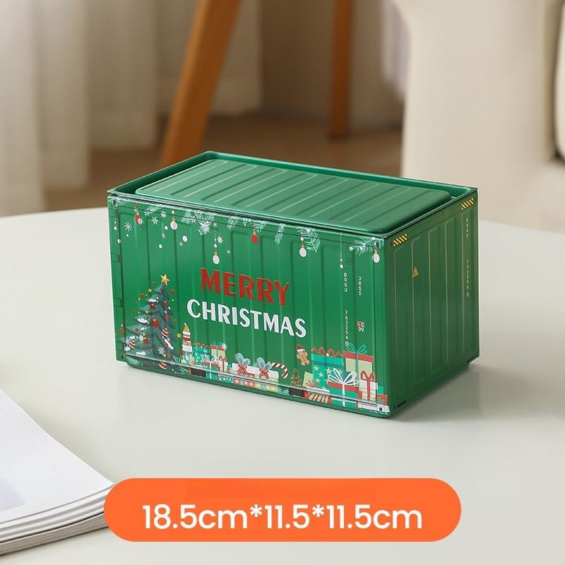 1pc Industrial Style Container Iron Tissue Box Storage Box, Creative Container Tissue Box for Home Living Room Simple Decoration, Holiday Gift