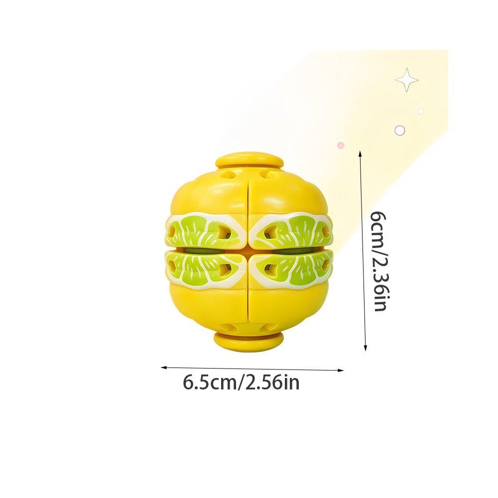 PP Fruit Spinner Toy Press and Rotate 3D Printed Fidget Toy  Leisure Entertainment