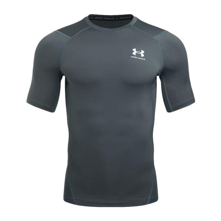 

Under Armour HeatGear Launch Elite Cooling Series Logo Comfortable Crew Neck Short Sleeve Fitness Shirt Men tops 1361518-012 XXL