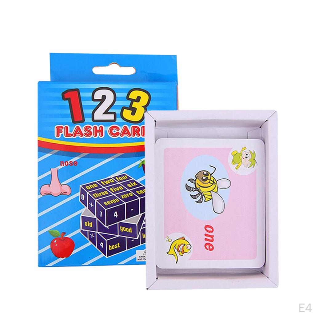 27 Pcs English Flash Cards For Kindergarten Preschool 8.9x7.5cm