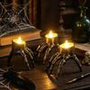 Realistic Pattern Votive Halloween Skeleton Hand Candle Light, Gothic Creepy Skull Hands Fake LED Unique Gifts for Table Centerpiece, Entryway,