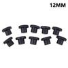 10Pcs Solid Rubber Hole Caps 3mm-12mm High Temperature Resistance T Type Silicone Seal Hole Plugs Dust-proof Gasket End Caps