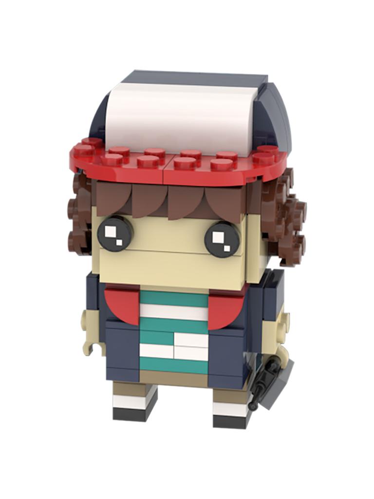 Mini Building Blocks Kit Cartoon Figures Characters Stranger Bricksheadz Collection Bricks Model Assemble Kids Toy Gifts