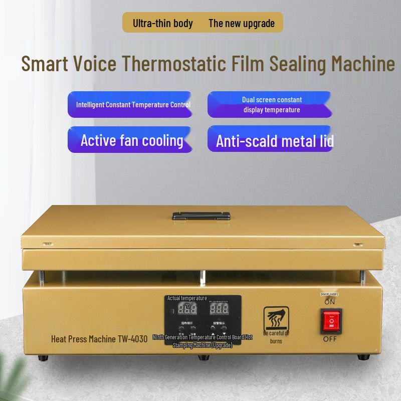 Constant Temp Heat Sealer for Tea, Cigarette, Cosmetics, and Gift Boxes