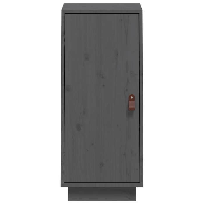 VidaXL Buffet Grey 34x40x75 Cm Solid Pine Wood 820114