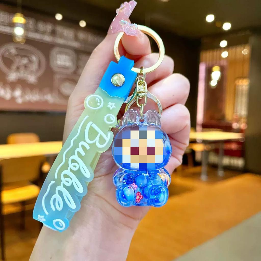 Quicksand Keychain Cute Doll Blind Box Ornament Bag Pendant Key Chain