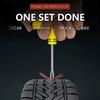 Car Tire Repair Tool Kit Vacuum Tyre Patches Maintenance Special Tool with Rubber Strips Glue Auto Bike Motorcycle Puncture Plug