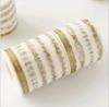 2 Rolls Random Masking Paper Washi Tape Cute Gold Fence Lace DIY Scrapbooking