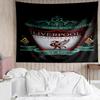 Football Club Emblem Printed Printed Tapestry, for Bedroom,Livingroom, dormitory, Large Wall Decor, Fabric Decor Fan Birthday Gifts