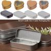 1Pc Refillable Tea Cans Metal Box Aluminum Tin Jar Nail Candle Cosmetic Container Candy Packaging Lid Storage Box for Cream Balm