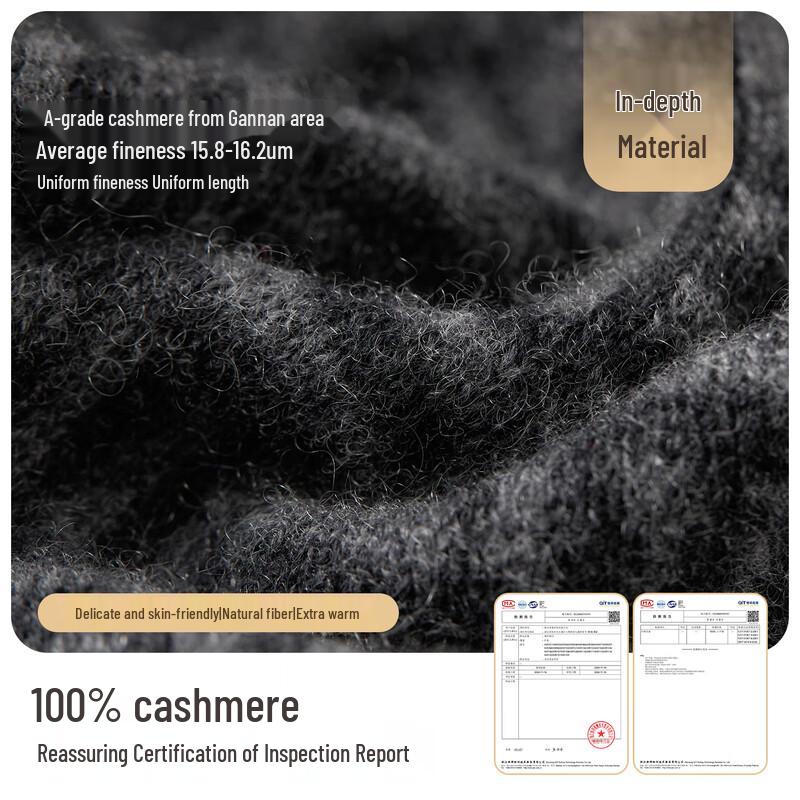 JIUMU Men's 100% Cashmere Scarf