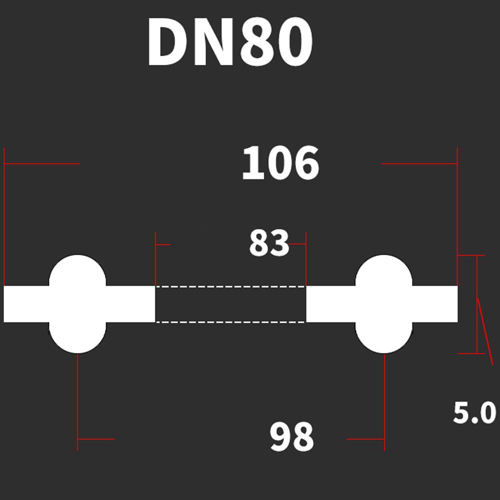 DN10-DN200 DIN Standard 3/4" 1.5" 2" -8" Tri Clamp EPDM Sanitary Seal Gasket Strip Homebrew
