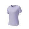 Running Short Sleeve Knitted T-Shirt Summer 2026 Women Tops Muyu-Purple 962625105-2