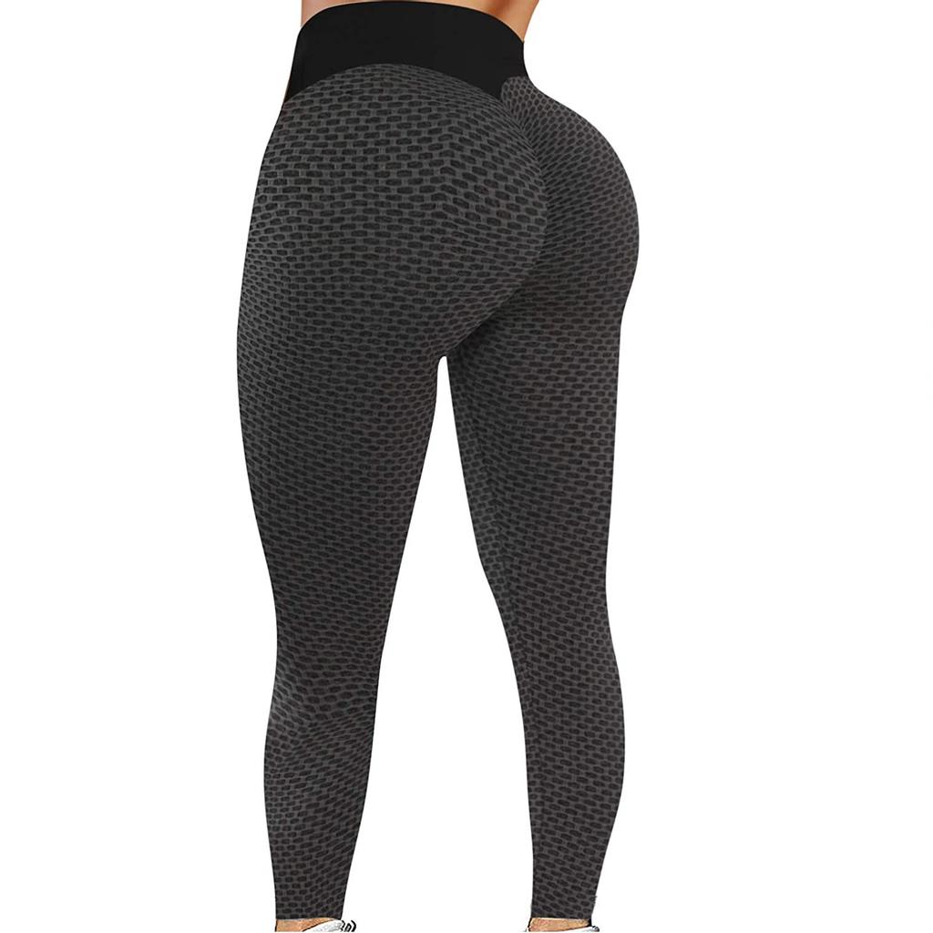 Damen Stretch Yoga Leggings Fitness Laufen Fitnessstudio Sport Vollbeinlange Hosen