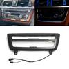 Carbon Fiber Air Condition A/C Panel LED Ambient Light For BMW 3 4 Series 3GT