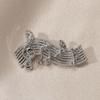 Music Score Brooch Pin for Women, Rhinestones Inlaid Lapel Pin, Brooch Versatile Accessory for Sweaters Collars Hats Bags Coats Scarves