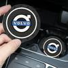 PVC Car Logo Car Coaster Water Cup Anti-Slip Silicone Pads Skull Badge Emblem Tools for XC40 XC60 XC70 XC90 C30 C70 S60
