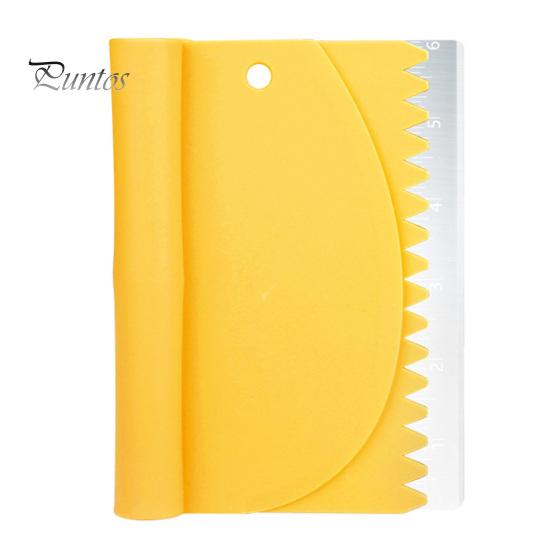 

Stainless Steel Dough Bench Scraper with Scale Pastry Cutter for Baking Bread Pizza Cakes Bread And Pastry Dough Divider for Home Bakers жовтий