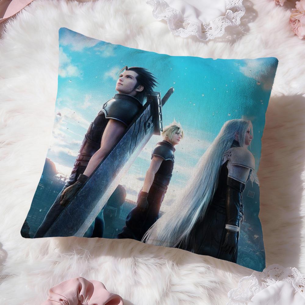 Game F-Final Fantasy VIIS Cushion Cover Premium Comfort Reversible Pillow Cove -Two in One Design for Any Room & Car Interior