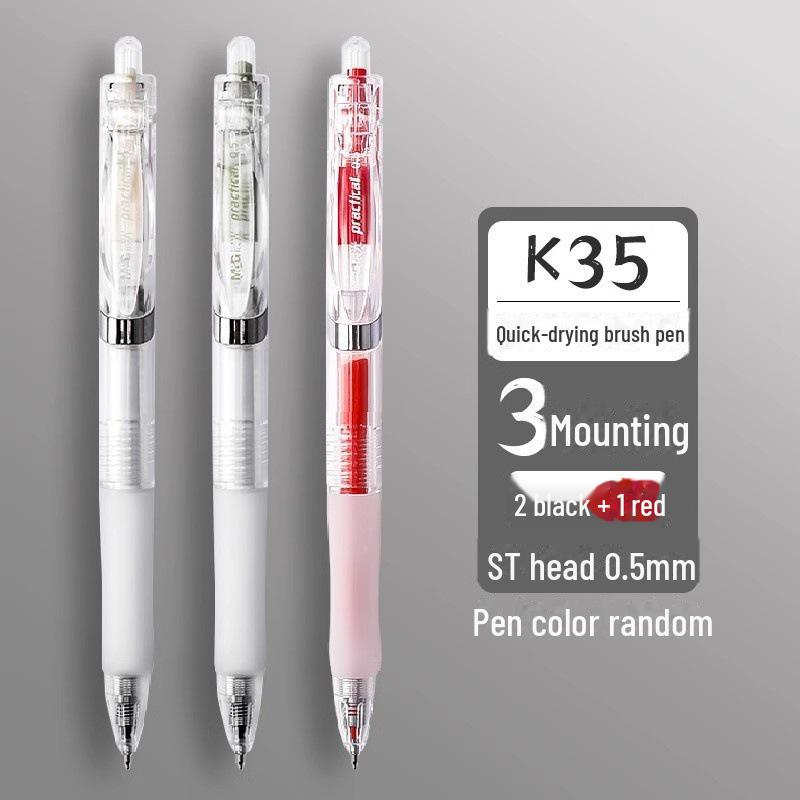 

53 Нажмите Нейтральную ручку: Высококачественная шариковая ручка для студентов с гладким стержнем для письма 0.5mm