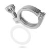 SS304 Roestvrij Staal Tri Clamp Met Siliconen Pakkingen Pijpklem Nieuwe Sanitaire Fitting