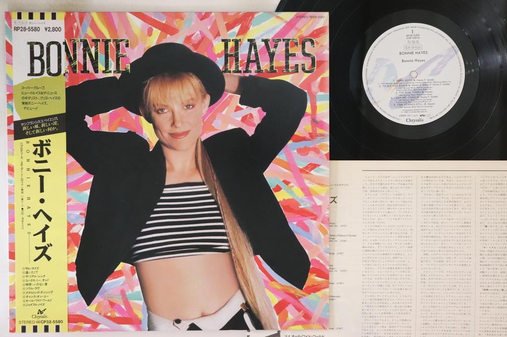 LP Record BONNIE HAYES  Bonnie Hayes RP285580PROMO CHRYSALIS 1987 Japan Obi Pop Used