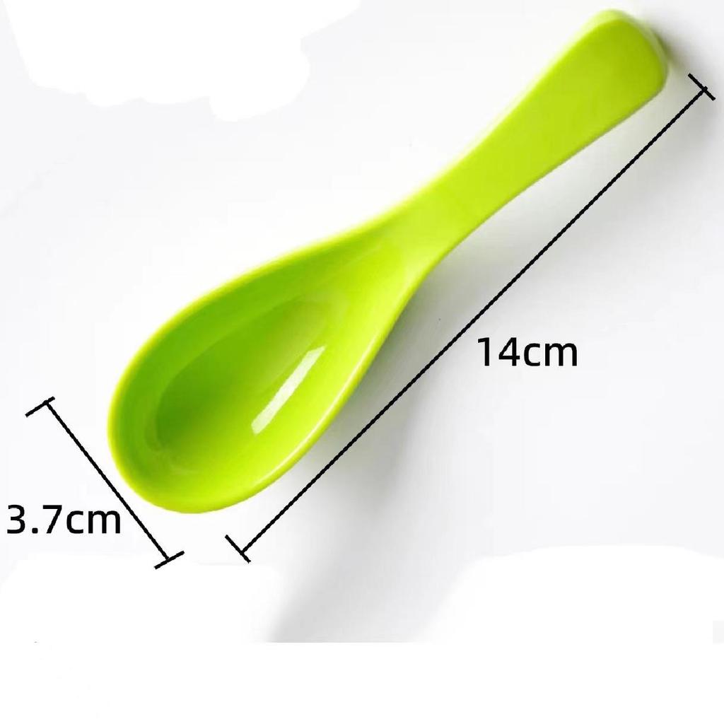 Heat-resistant Shatterproof Melamine Kung Fu Spoon - Restaurant-Grade Tableware