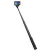 Extendable 120cm Camera Extension Stick With Fast Magnetic Mount Works With Most Action Cameras Black