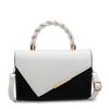 Fashion Texture Color Matching New 2025 Contrasting Color Spring Casual Simple Messenger Metal Portable Small Square Bag Woman