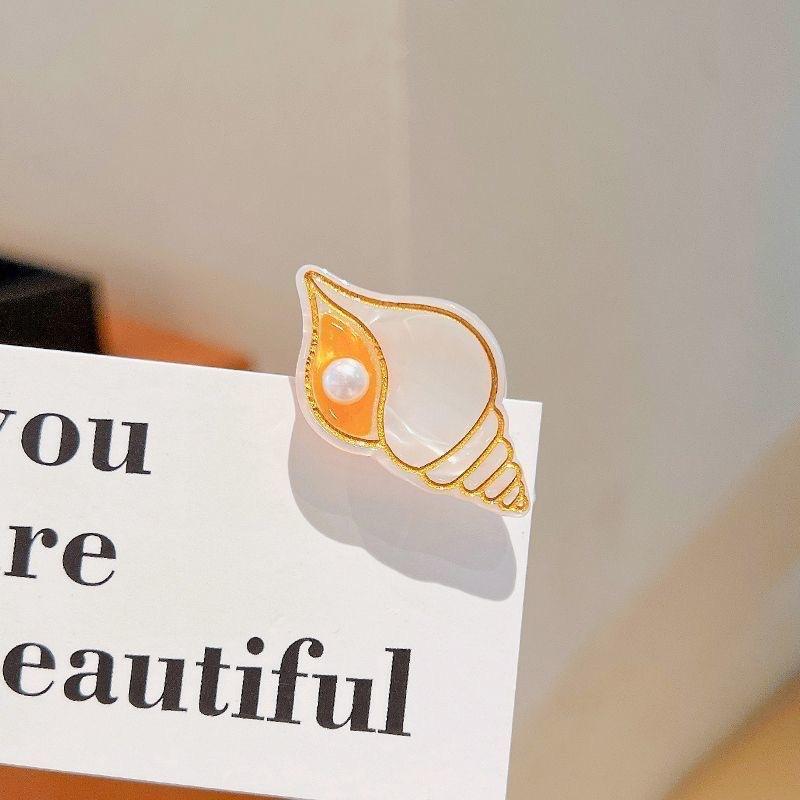 Creative Marine Organism Hairpins Interesting Cute Cartoon Small Hair Clip Starfish Jellyfish Mini Hair Accessories
